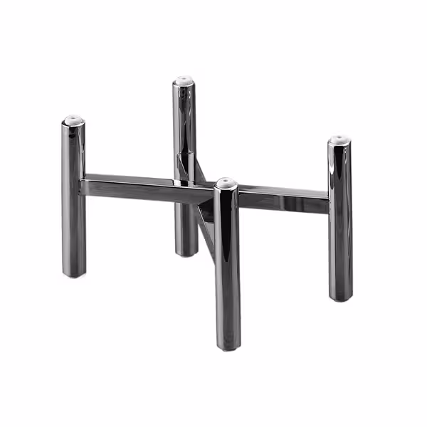 (3 adet) Açık Büfe Teşhir Standı - Paslanmaz Çelik - 210x210x120mm