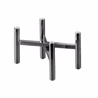 (3 pcs) Etagere / Buffet Stand - Stainless steel - Height: 120mm - suitable for platters & plates from 210mm