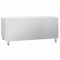 Stół chłodniczy barowy do napojów Premium PLUS – 2185 x 800 mm – z 3 drzwiami szklanymi