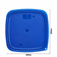 (6 komada) CAMBRO | CAMSQUARES® - Poklopac za FreshPro - Za 11,4 litra, 17,2 litra & 20,8 litara - Plava boja