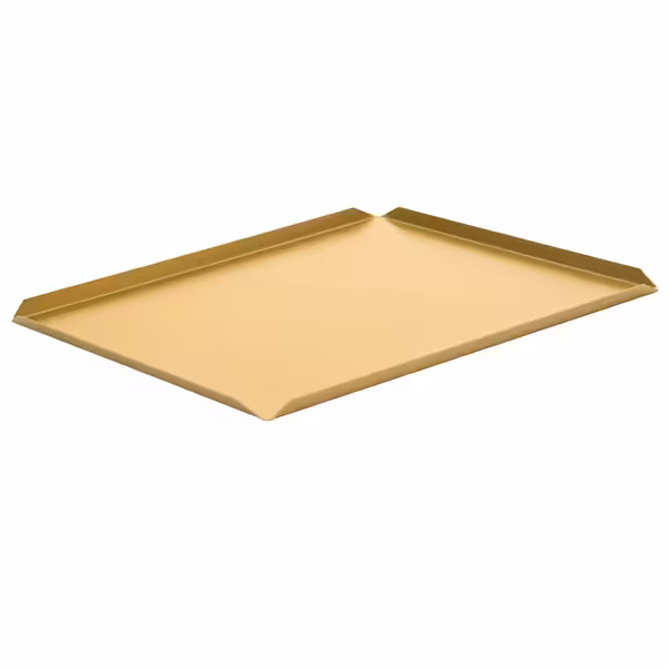 (5 kom) Pladanj za prezentaciju - Aluminij - 600x400x10 mm - champagne