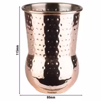 (6 adet) Karıştırma Kabı JULEP MUG - 400ml - Bakır