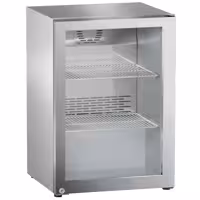 LIEBHERR | Chłodziarka podblatowa PREMIUM – stal nierdzewna – 44 L – od +2 do +12 °C – z 1 drzwiami szklanymi