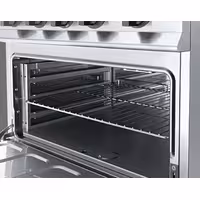 Plinski štednjak - Linija 900 - 34,5 kW - 4 plamenika - samostojeći - s plinskom pećnicom statiènom - 7,8 kW - GN 2/1 - 800x900x965 mm
