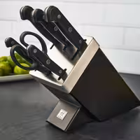 ZWILLING | GOURMET SharpBlock - önélező késblokk - 7 részes - fekete