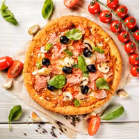 Preša za tijesto za pizzu - za pizze do Ø 45 cm - za 100–500 g tijesta - grijane ploče - termostat do 160 °C