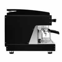 WEGA | PEGASO PLUS - Siebträgermaschine - 2 Gruppig - 3,7 kW - mit Milchaufschäumern & Heißwasser - Schwarz