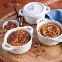 (4) STAUB| Ceramic Mini Cocotte Set, Round – Ivory White - Ø 100 mm - 0.20 L Each