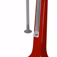 ROBAND | Spindle Milkshake & Drink Mixer – 710 ml stainless steel cup - 150 W - 2 speeds - red
