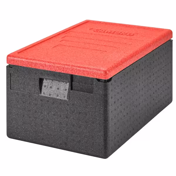 CAMBRO | CAM GOBOX® - GN 1/1 - صندوق تحميل علوي - أسود - غطاء أحمر