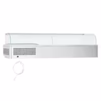 Countertop Prep Well / Refrigerated Topping Unit PREMIUM PLUS - 1976x353mm - 9x GN 1/4