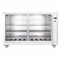 Profesionalni grijani ormar za hranu - 2 kW - s kliznim staklenim vratima - 8 polica - 1395x910x1020 mm