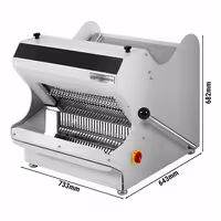 Commercial Bread Slicer - Tabletop - Slice Thickness 10mm - 370W - 500loaves/h