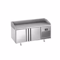 Stół chłodniczy do pizzy PREMIUM PLUS - 1738x800mm - z blatem granitowym - 2‑drzwiowy