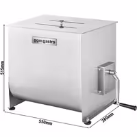 Miješalica za meso – 55 kg – 60 L – ručna