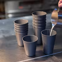 (24 pcs) Polycarbonate Cup (reusable) - 300ml - Grey