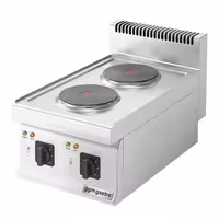 Cocina eléctrica de sobremesa - 4kW - 2 placas