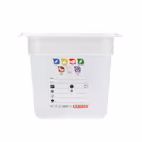 (6 komada) CAMBRO | SafeTrak – GN 1/3 polipropilenski spremnik – neprozirni – Visina: 150 mm