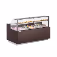 Serve Over Counter RIGA - 1995mm - with 3 doors - LED lighting - capacity 206 litres