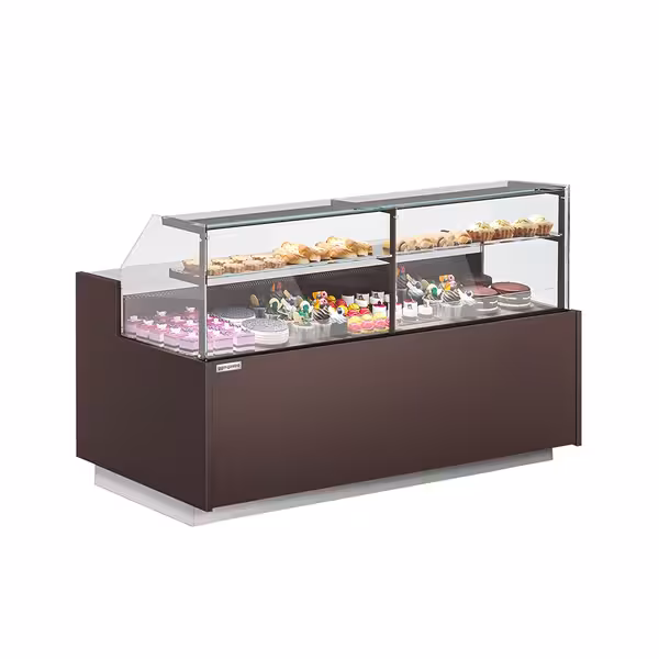 Serve Over Counter RIGA - 1995mm - with 3 doors - LED lighting - capacity 206 litres
