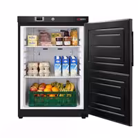 Compact Commercial Upright Fridge ECO - 115L - Single Door - Black