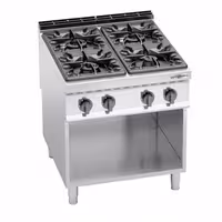 Plinski štednjak - Linija 900 - 800x900x965 mm - 34,5 kW - 4 plamenika - samostojeći