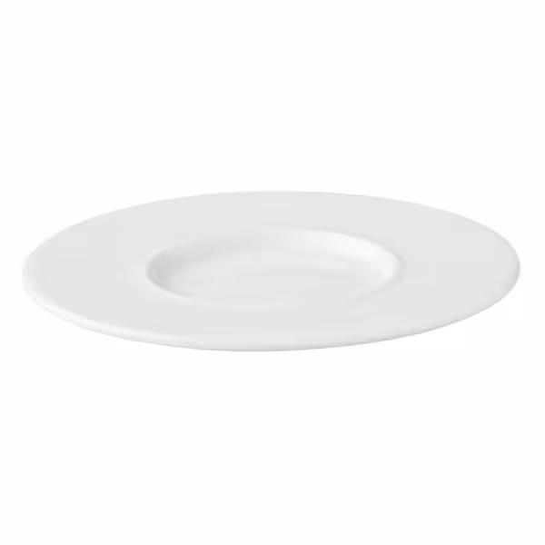 (6 adet) WHITE DELIGHT - Espresso Fincan Tabağı - Ø130mm - Beyaz