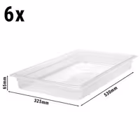 (6 szt.) CAMBRO | Pojemnik GN 1/1 – polipropylen – wysokość: 65 mm – mleczny