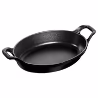 STAUB | SPECIALITIES - Vatrostalna posuda - Ovalna - 210 mm - Lijevano željezo - Crna boja