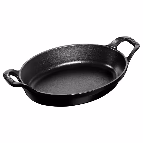 STAUB | SPECIALITIES - Vatrostalna posuda - Ovalna - 210 mm - Lijevano željezo - Crna boja