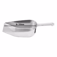 Lopată de cântărire - 800 g - 350 mm - aluminiu