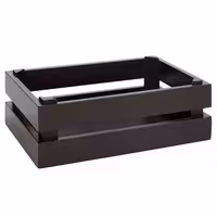 Ahşap Sunum Kutusu - SUPERBOX - Ahşap - Siyah - 290x185x105mm