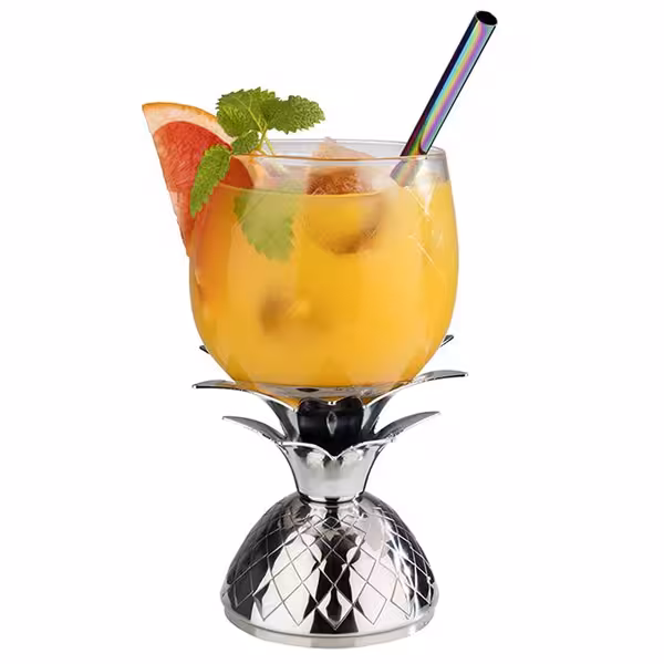 (6 adet) Meşrubat Bardağı - PINEAPPLE - 350 ml