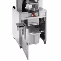Base Stand - Aluminium - 580x550x830mm - with height-adjustable glass/bottle shelf - freestanding - for Orange Squeezer OFZ2