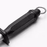Brus za noževe - okrugli - 25 cm - s kukicom za vješanje - za mesnice