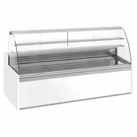 Serve Over Counter - 2560x985mm - with 4 doors - capacity 430 litres - curved front glass - LED lighting