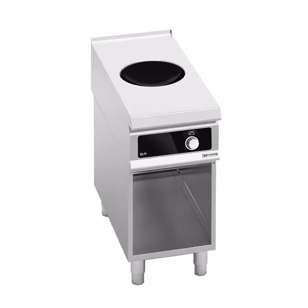 Mașină de gătit cu inducție pentru wok PROFESIONALĂ - 5 kW - 1 zonă de gătit - bol wok Ø 300 mm - Bflex Digital