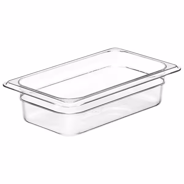 (6 szt.) CAMBRO | Pojemnik GN 1/4 CAMVIEW® – kopolimer – wysokość: 65 mm – bez BPA – przezroczysty