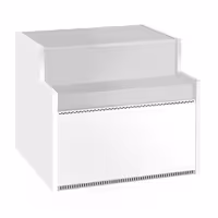Ruostumattomasta teräksestä kassatiski - 998x985 mm - ruostumaton terästaso