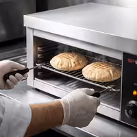 Salamandra elétrica PROFISSIONAL - teto móvel - 2,0kW - 230V - 4 níveis - para pão pita