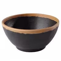 (6 adet) Tatlı / Salata Kasesi - CROCKER - Melamin - 370ml - yuvarlak - Ø125mm - Derinlik:60mm - Kahverengi/Terrakotta