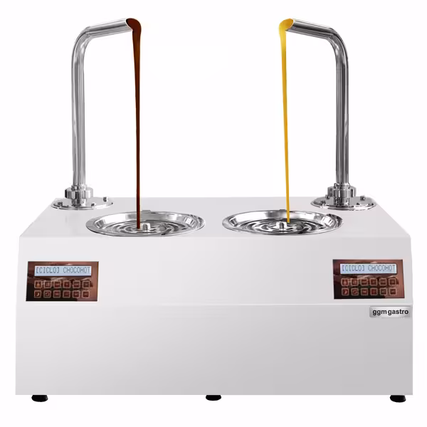 Isıtıcılı Pompalı Çikolata Sosluğu - 2x 5.5kg - 1.9kW - 2 pompa ile