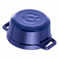 STAUB | Mini Cocotte Round Enamelled Cast Iron Casserole Dish – Ø10 cm – Dark Blue
