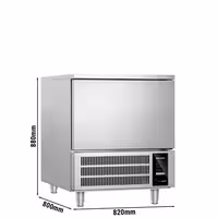 Commercial Countertop Blast Chiller/Freezer - 5x GN 1/1 or EN 600x400mm - with Touchscreen Controller - 118L