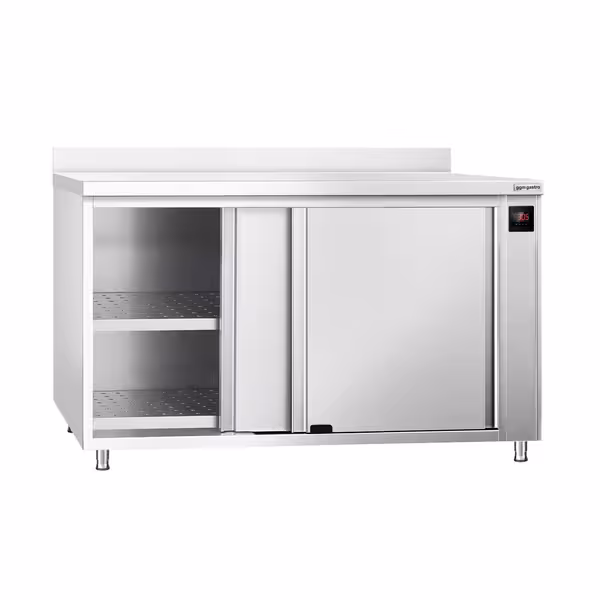 PREMIUM grijaći ormar – 1400 x 600 mm – s nadvratnikom i kliznim vratima – digitalni