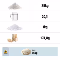 Spiralna miješalica za tijesto - 60 l / 56 kg - 2 brzine - s fiksnom posudom - s mehaničkim timerom - 400 V - za pizzu i kruh