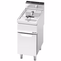 Plinska friteza - 15 L - 12,7 kW - s ispustom za ulje - s ormarićem
