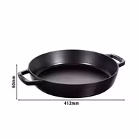 STAUB | PANS - Tava za paellu - Ø 340 mm - Lijevano željezo - Crna boja