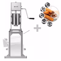 Churro stroj - 5 l - včetně podstavce - 5 tvarovacích nástavců