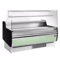Serve Over Counter - 1622x953mm - front panel light green - capacity 178 litres